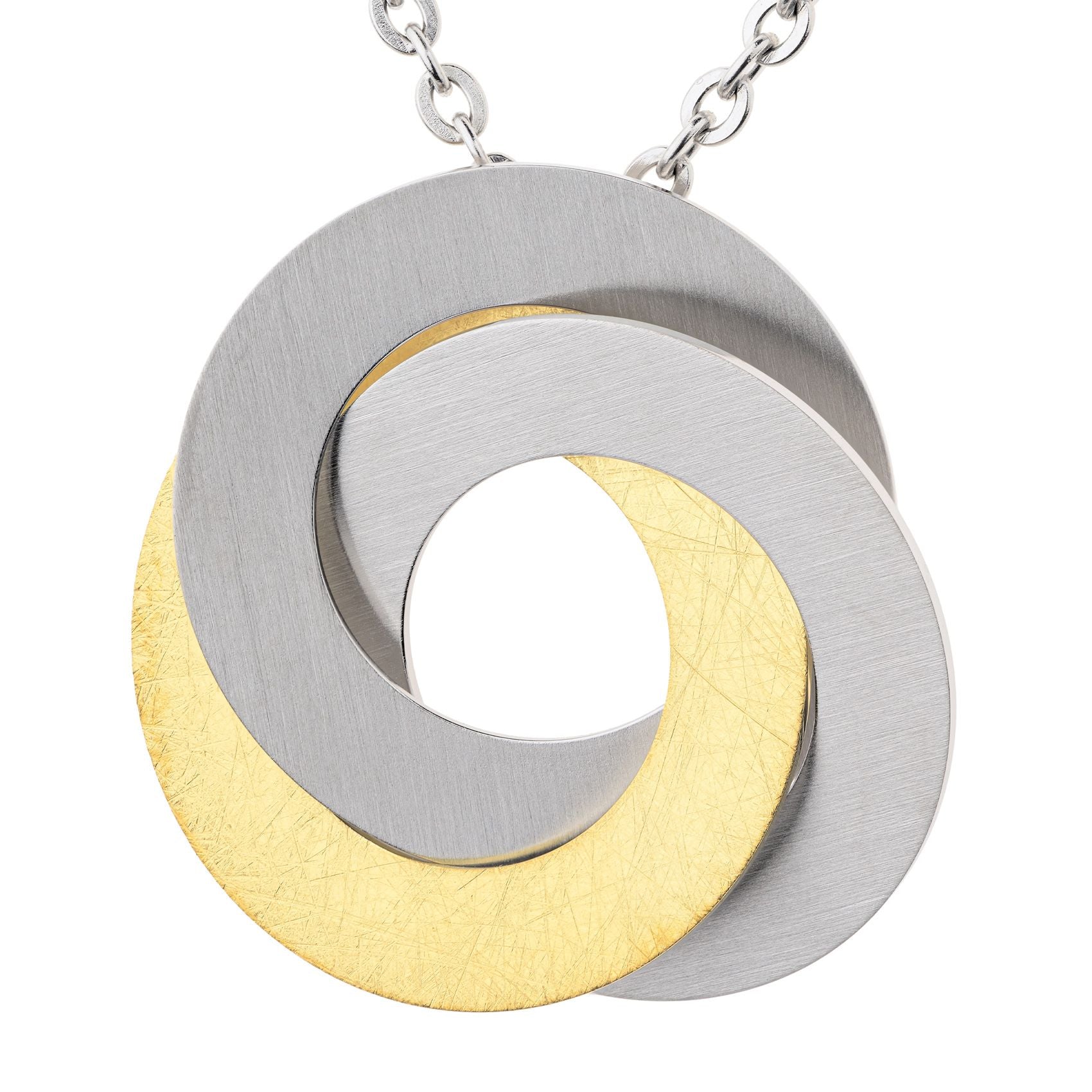 Edelstahl Anhänger Gelbgold ERNSTES DESIGN AN1028