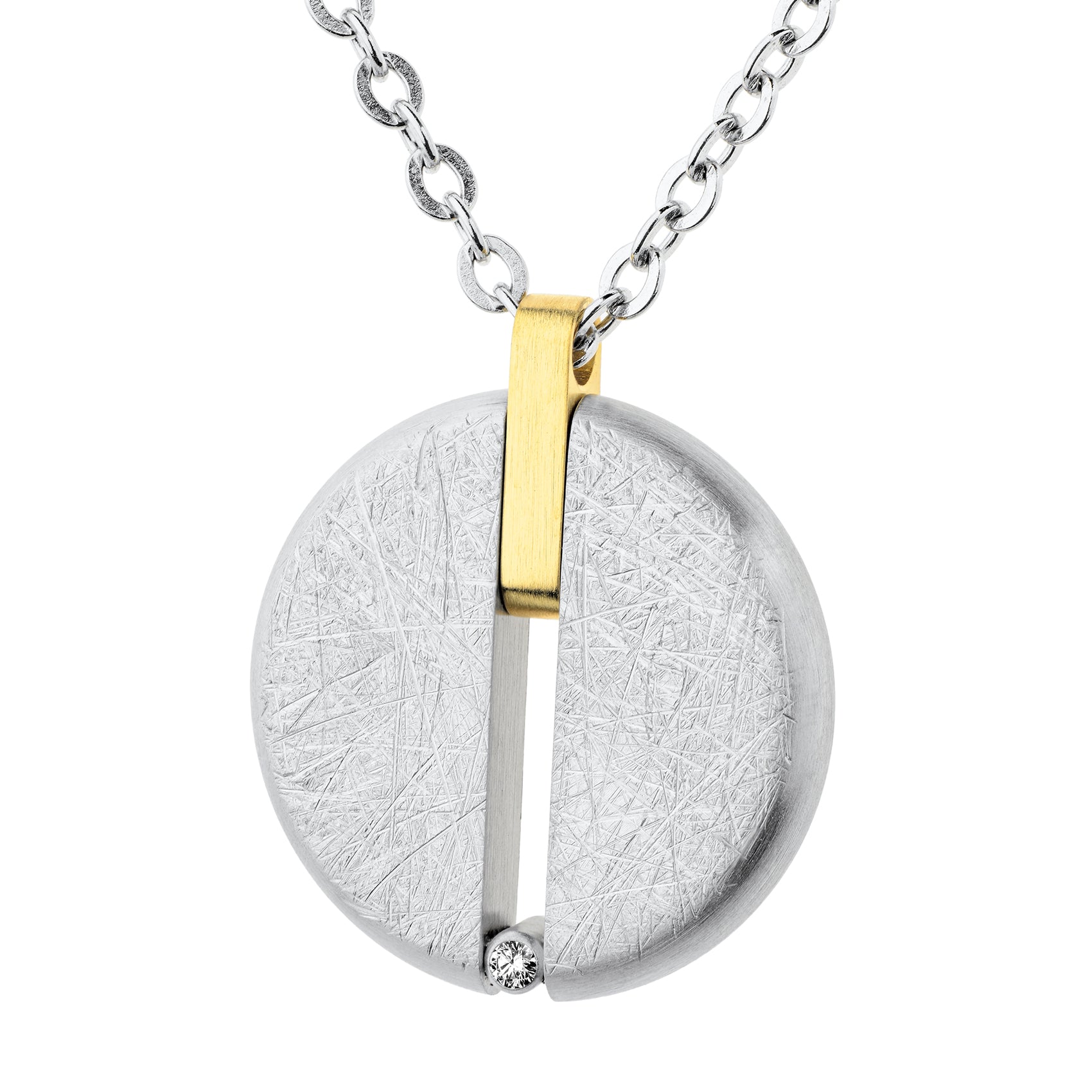 Edelstahl Anhänger Gelbgold ERNSTES DESIGN AN1086