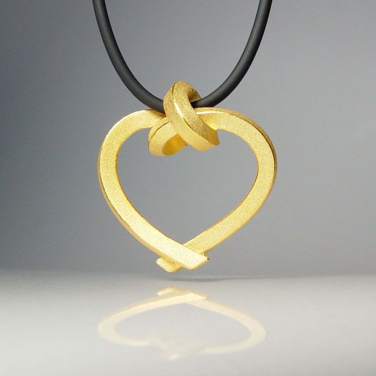 Anhänger Knotenschmuck Gebundenes Herz ANH-3