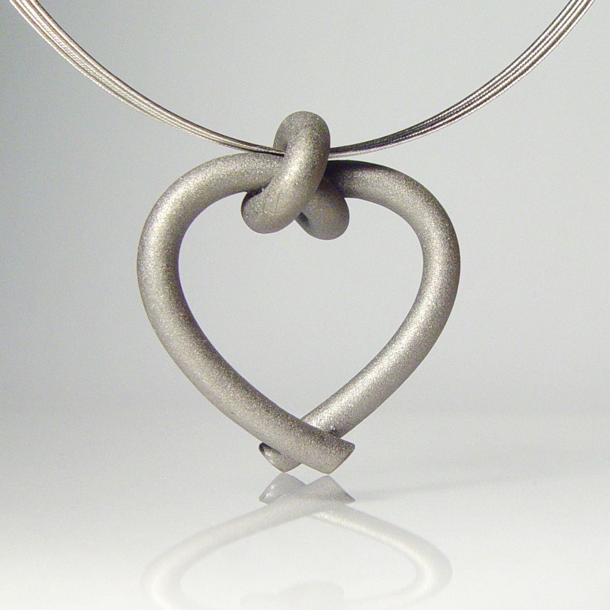 Anhänger Knotenschmuck Gebundenes Herz ANH-4
