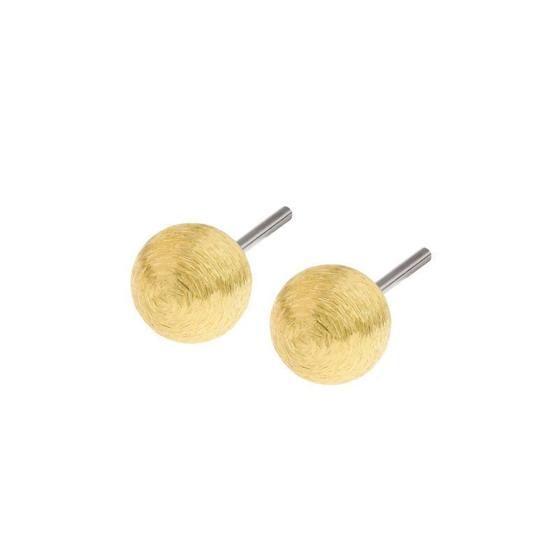 Edelstahl Ohrstecker Gelbgold ERNSTES DESIGN E396