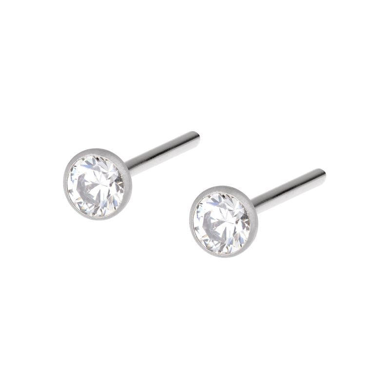 Edelstahl Ohrstecker ERNSTES DESIGN E458 WH