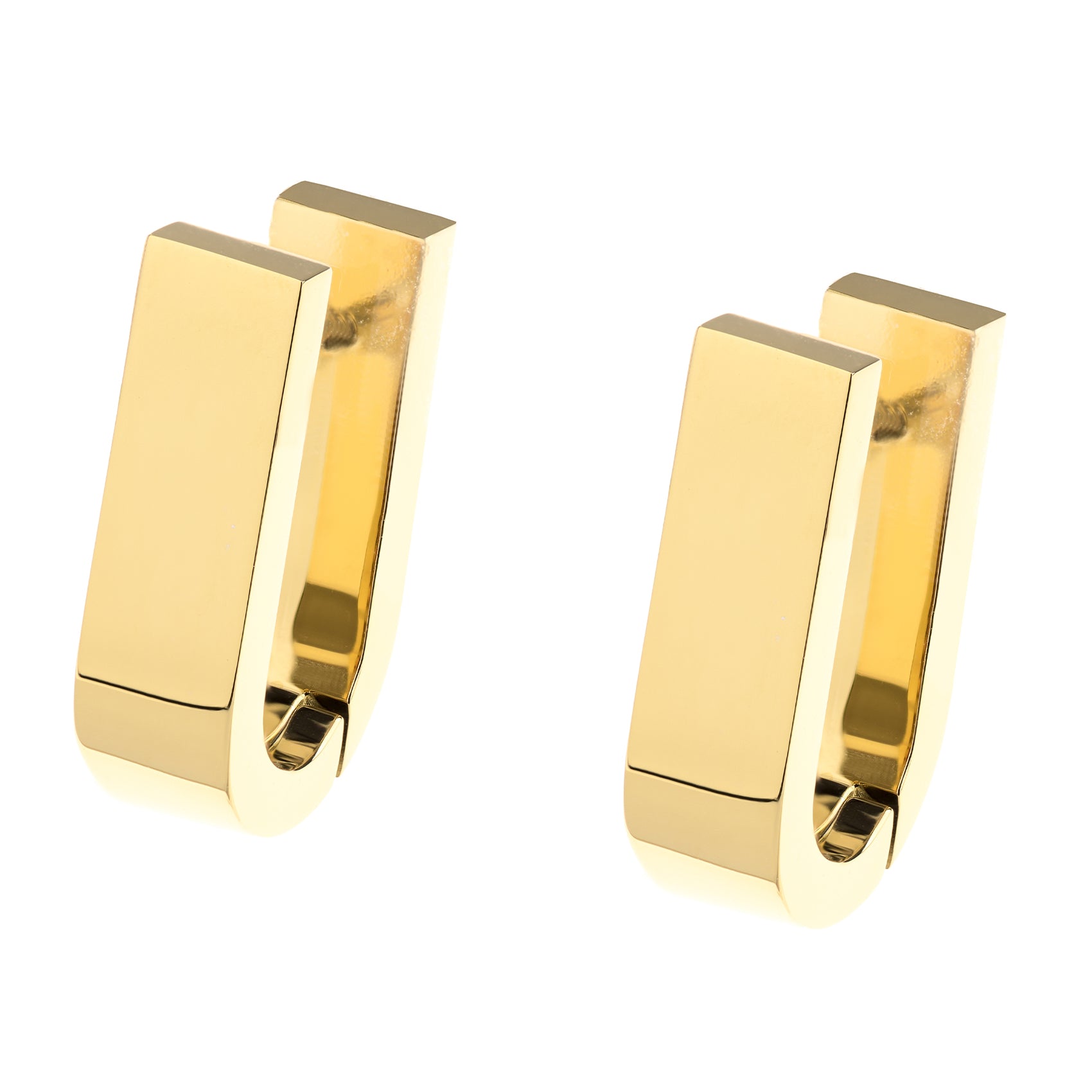Edelstahl Creolen Gelbgold ERNSTES DESIGN E768