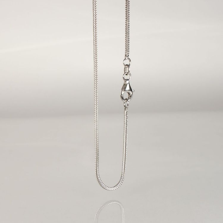 Kette KET Fuchs 1,3 hell Silber 925 rhodiniert