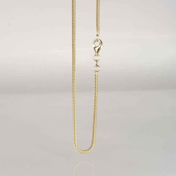 Kette KET Fuchs 1,5 go Silber 925 gelbgoldplattiert