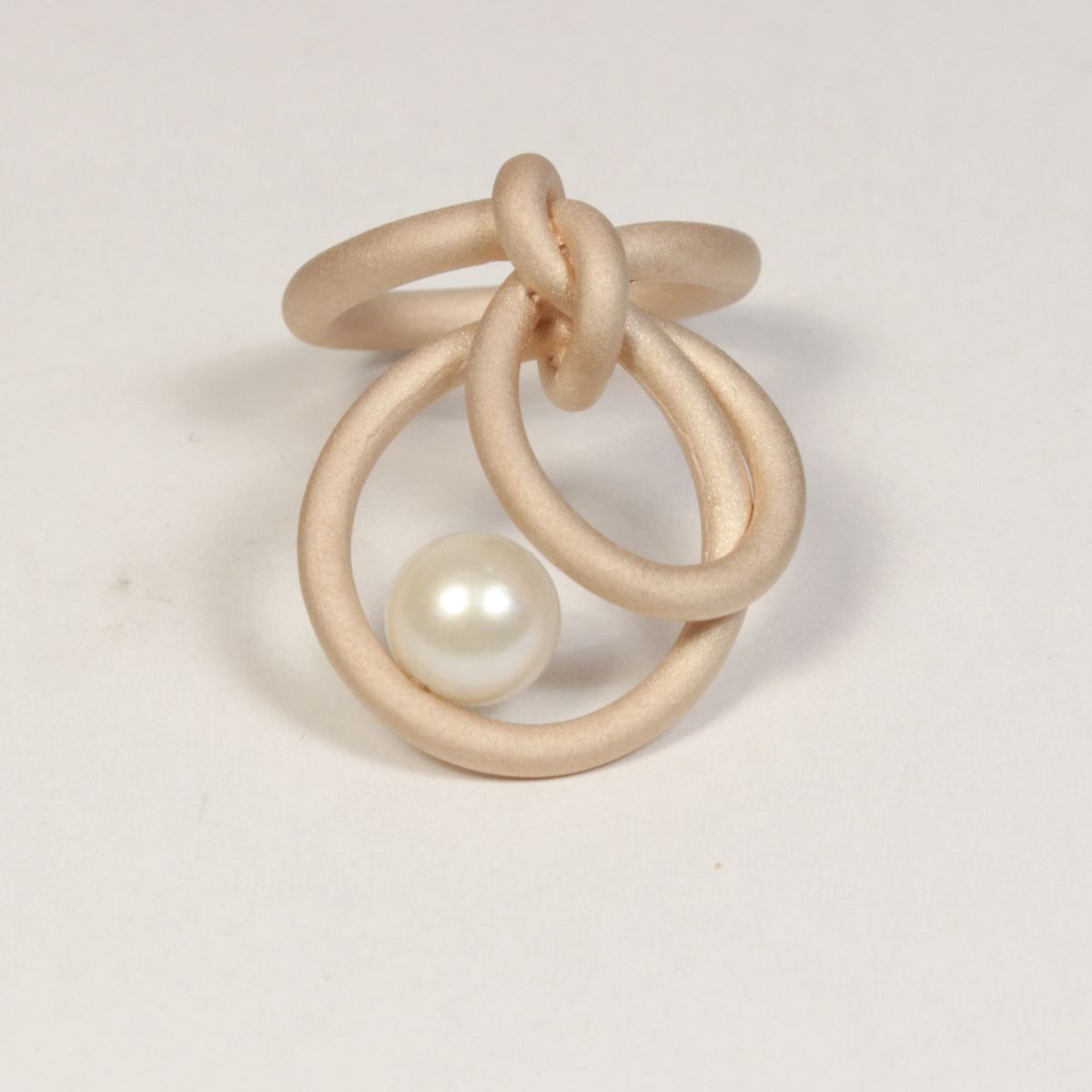 Ring Knotenschmuck Knoten RIN-6 Perle