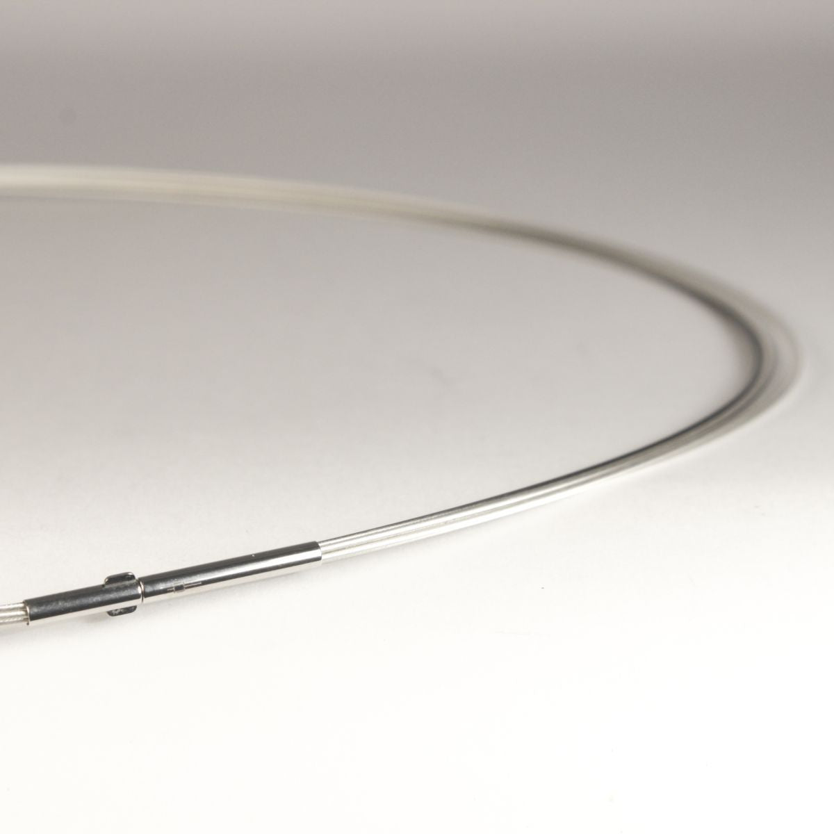 Halsreif Knotenschmuck Bicolor mit Druckknopf REIF-7-bi/hell-Druck