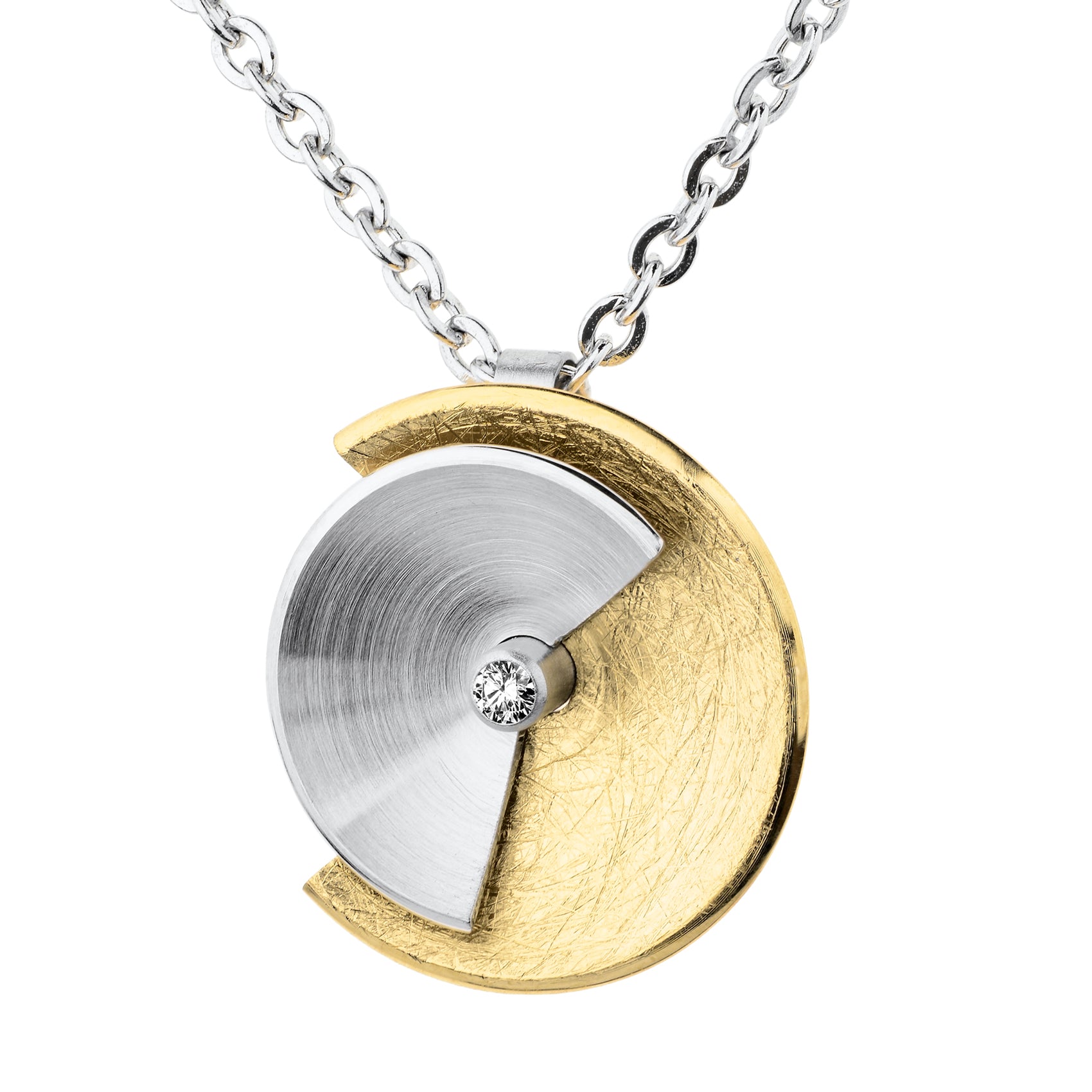 Edelstahl Anhänger Gelbgold ERNSTES DESIGN AN1077