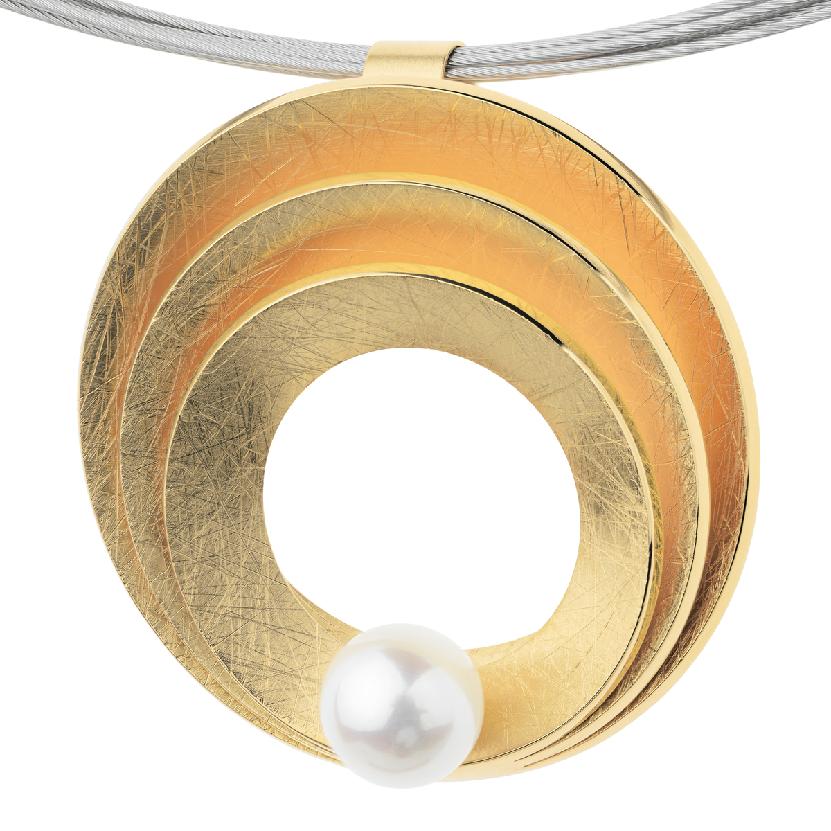 Kettenanhänger von ERNSTES DESIGN - aus Silber & Gold – Designer Schmuck  Notz