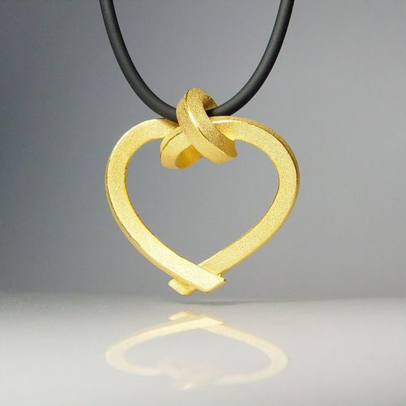 Anhänger Knotenschmuck Gebundenes Herz ANH-17