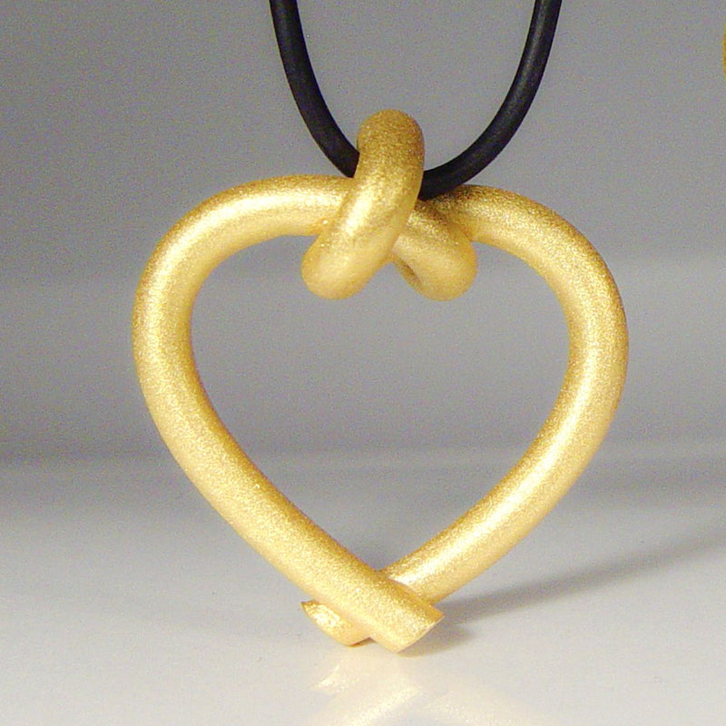 Anhänger Knotenschmuck Gebundenes Herz ANH-4