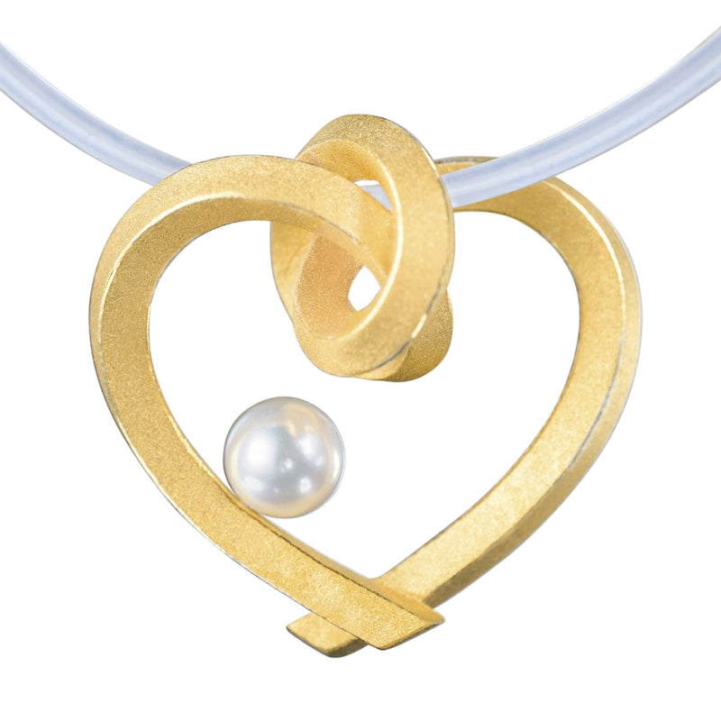 Anhänger Knotenschmuck Gebundenes Herz ANH-P2