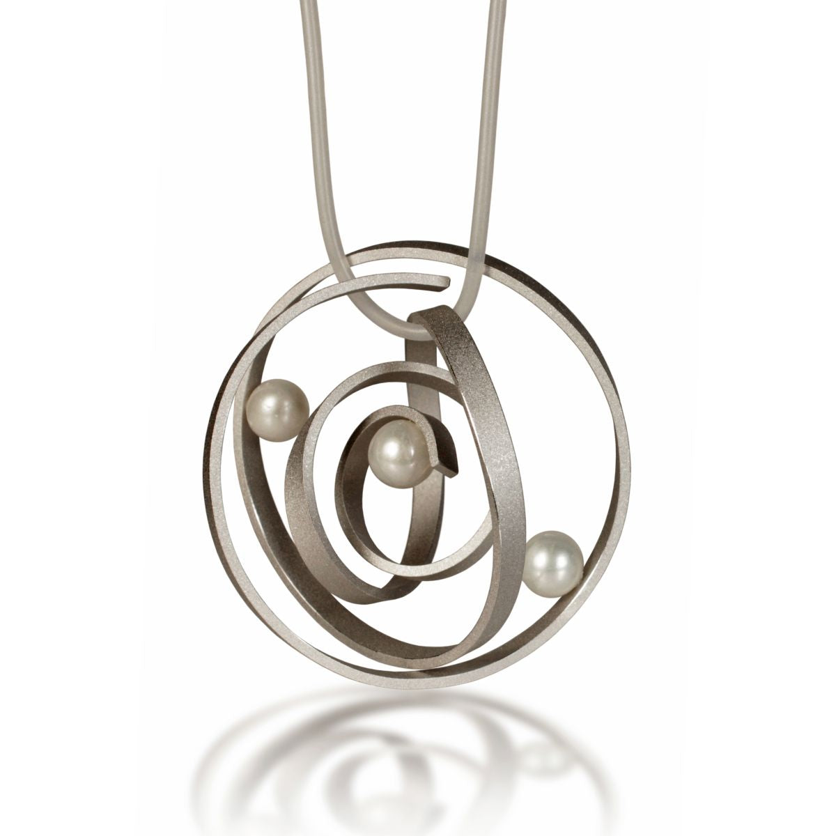 Anhänger Knotenschmuck Perl Kugel Knoten ANH-P30-Perle