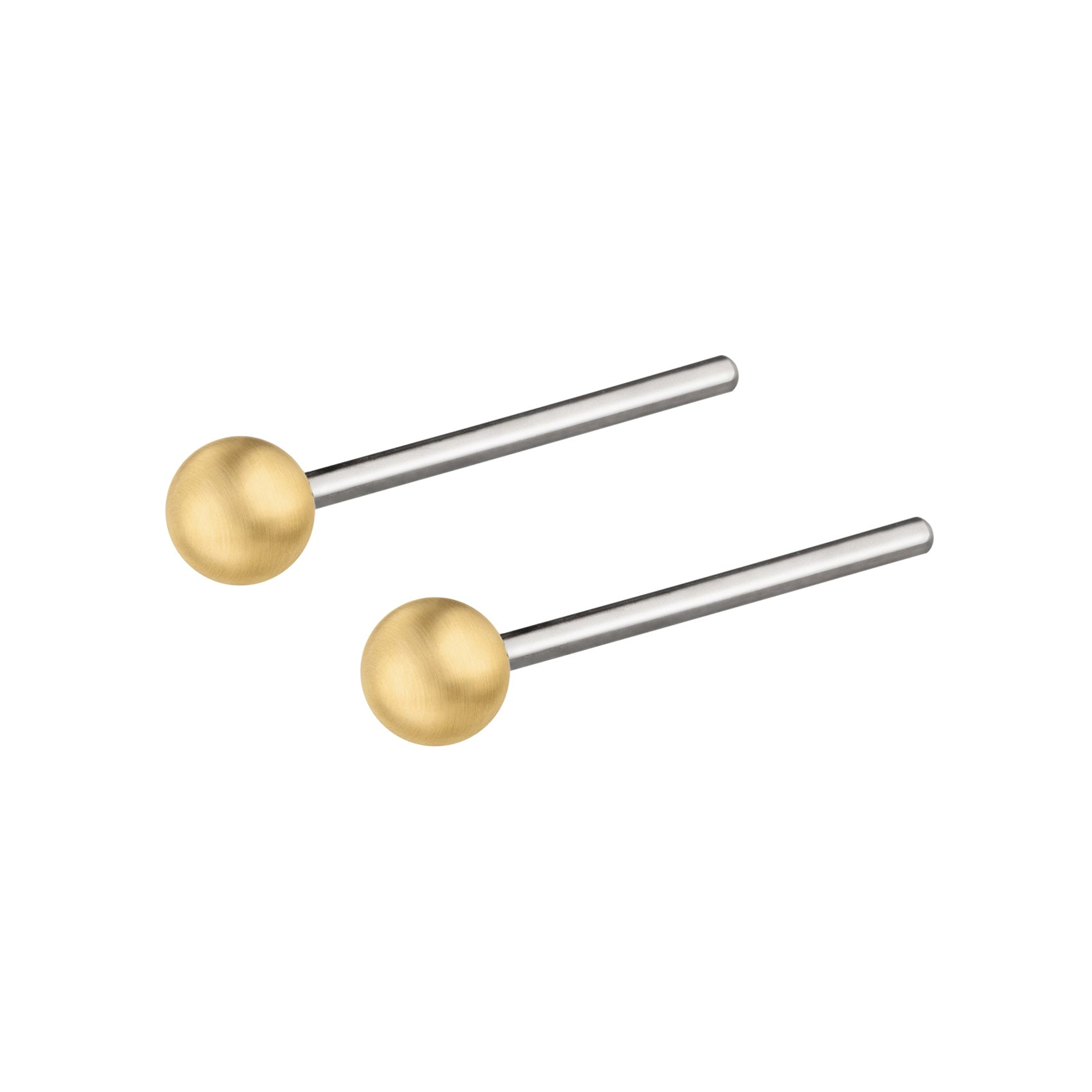 Edelstahl Ohrstecker Gelbgold ERNSTES DESIGN E285