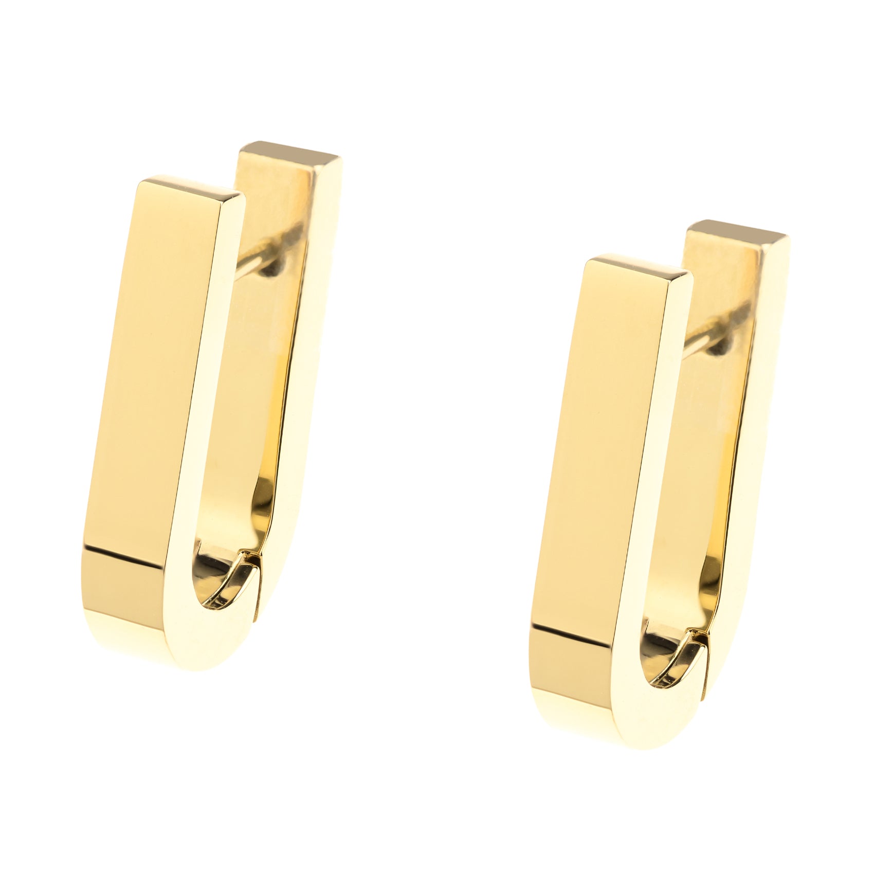 Edelstahl Creolen Gelbgold ERNSTES DESIGN E762