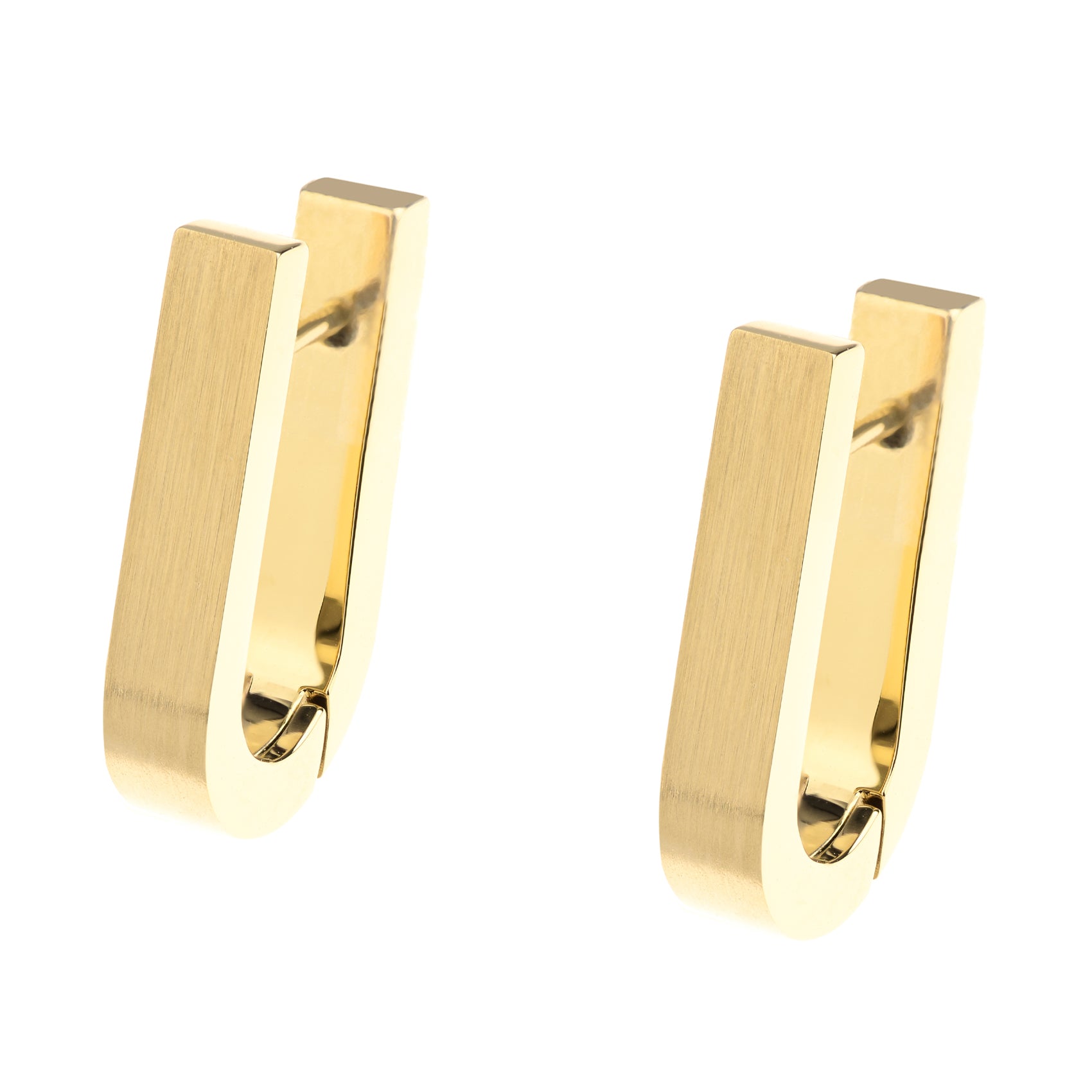 Edelstahl Creolen Gelbgold ERNSTES DESIGN E764