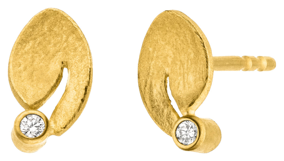 Ohrstecker 585 Gold MANU GO31BR