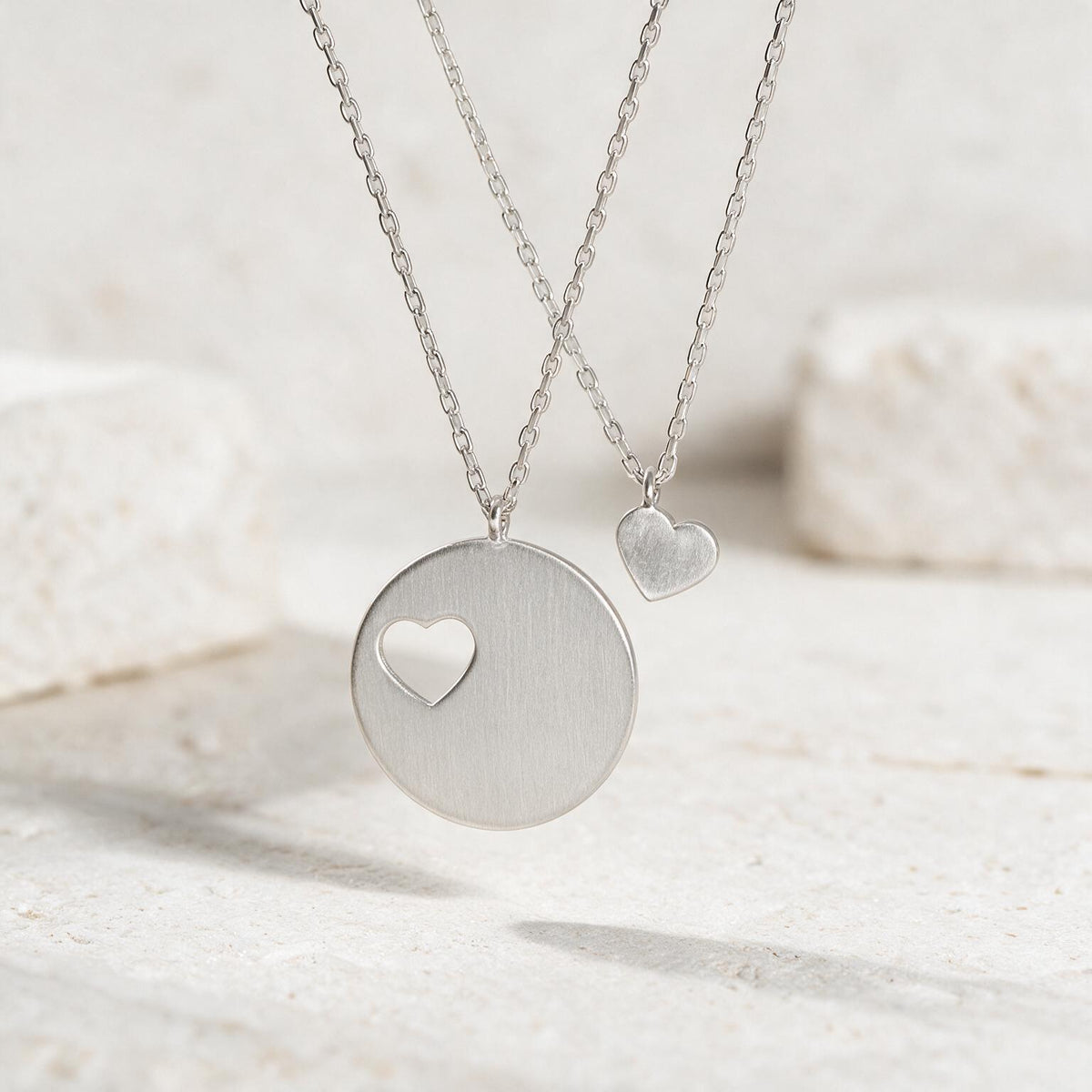 2er Set Herzkette | personalisierbar