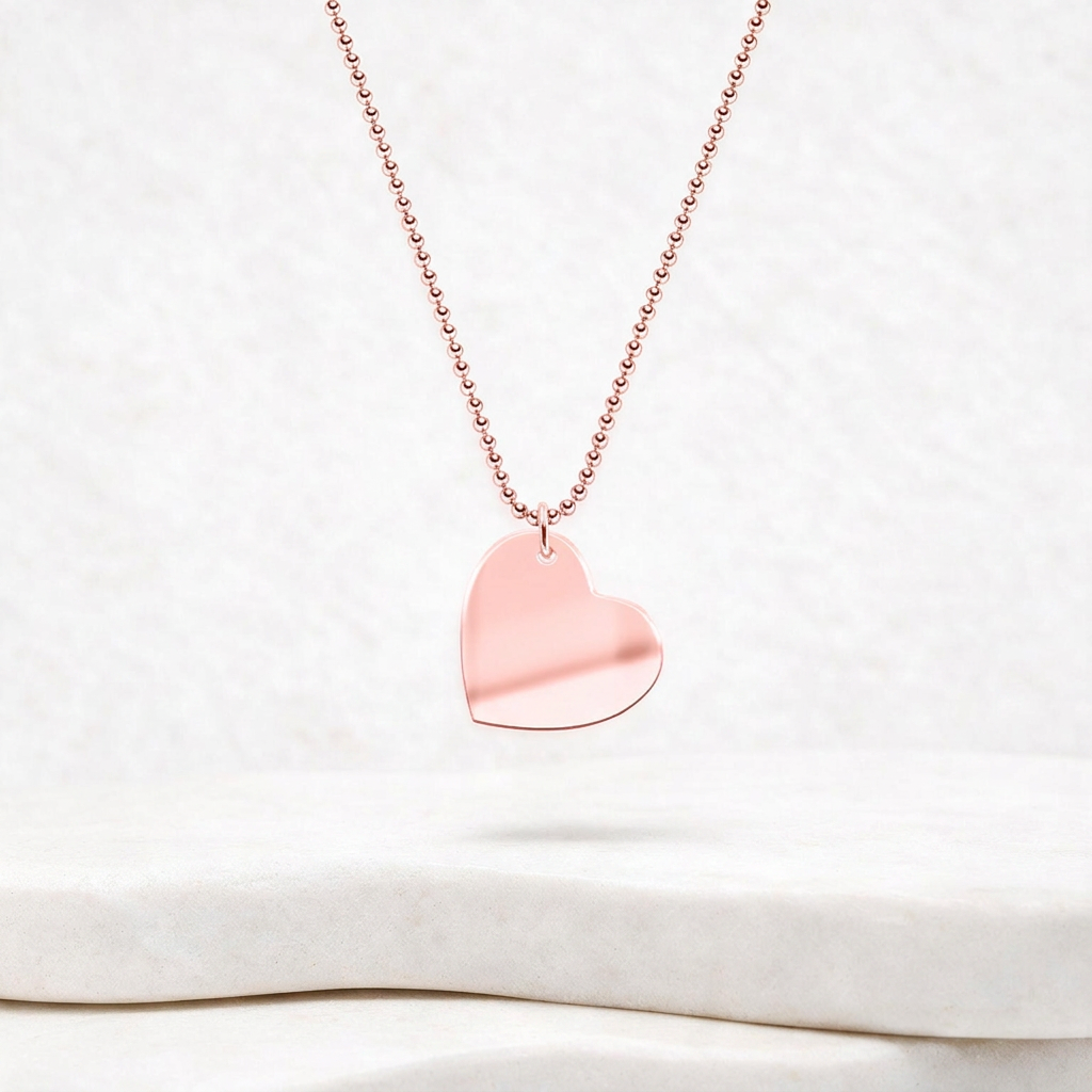 Kette mit Herzanhänger personalisierbar