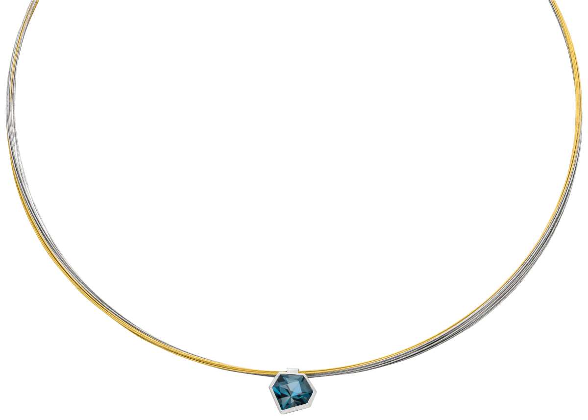 925er Silber Collier MANU K1417STL
