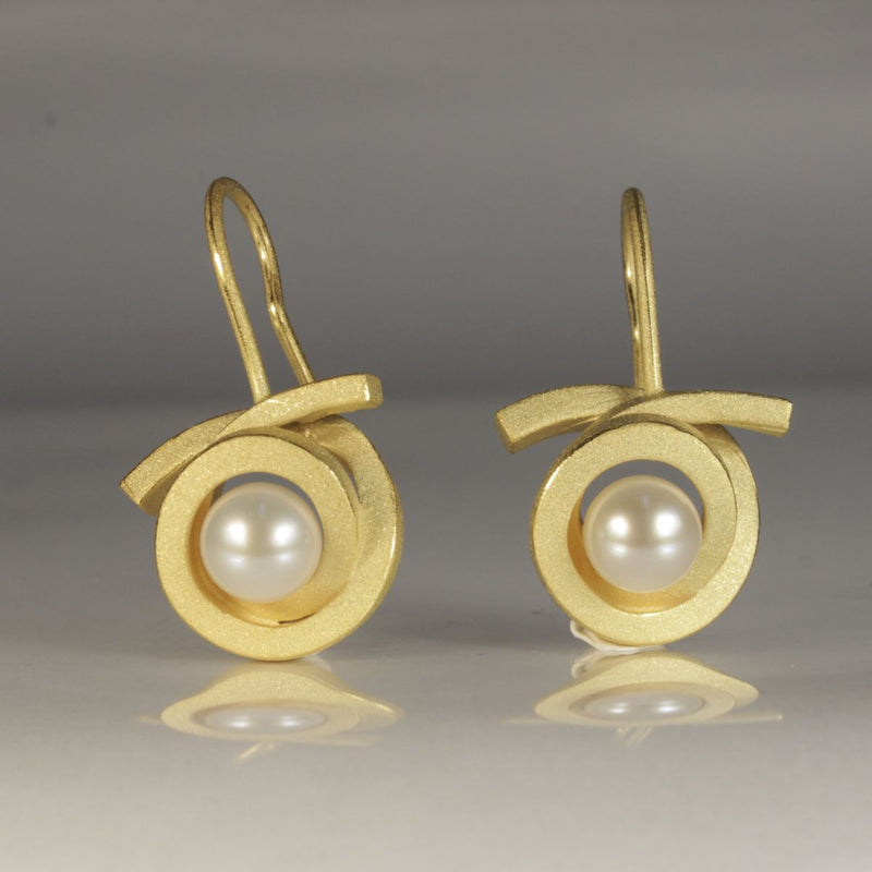 Ohrhänger Knotenschmuck Spirale OH-P11