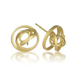 Ohrstecker Knotenschmuck Kugel Knoten OST-12