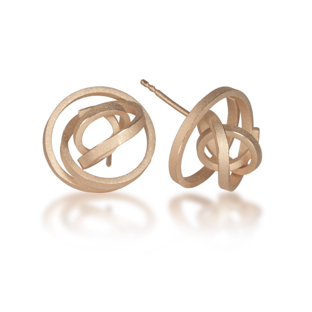 Ohrstecker Knotenschmuck Kugel Knoten OST-12
