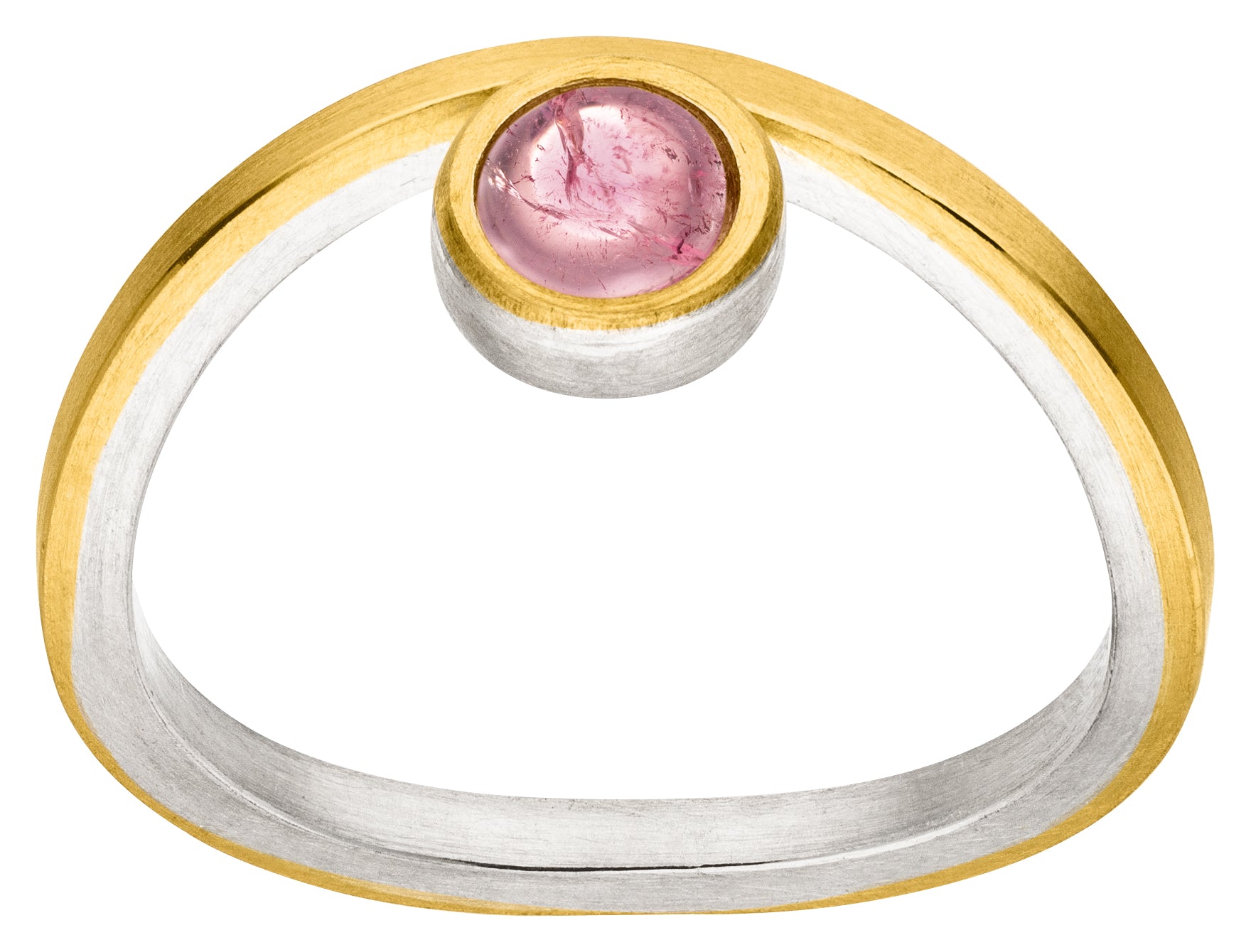 925 Sterling Silber Ring Vergoldet MANU R1352TUR