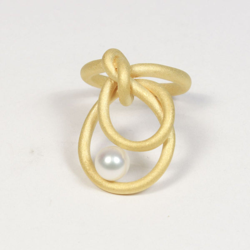 Ring Knotenschmuck Knoten RIN-6 Perle