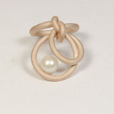 Ring Knotenschmuck Knoten RIN-6 Perle