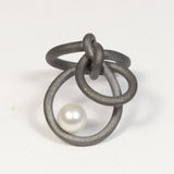 Ring Knotenschmuck Knoten RIN-6 Perle